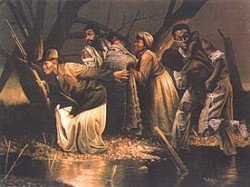 Depiction of the Underground Railroad